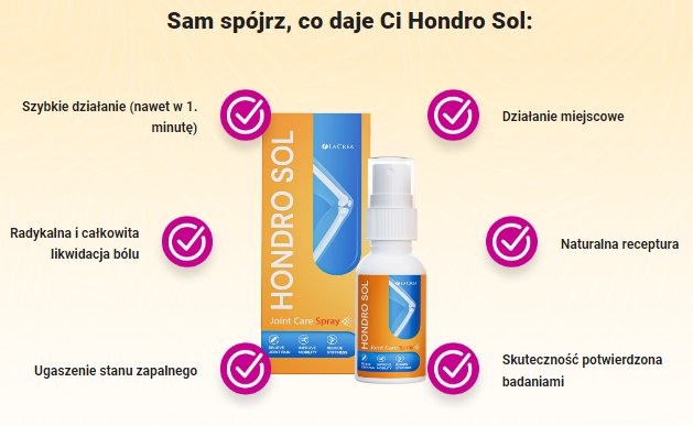 Hondro Sol - Rozwiązanie dla zdrowia stawów